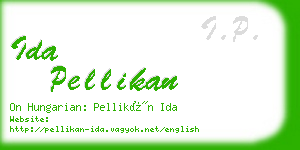 ida pellikan business card